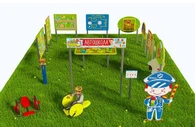 Детская профориентационная игровая площадка АВТОШКОЛА (Стандарт-1)