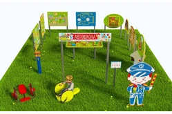 Детская профориентационная игровая площадка АВТОШКОЛА (Стандарт-1)1