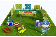 Детская профориентационная игровая площадка АВТОШКОЛА (Стандарт-3)