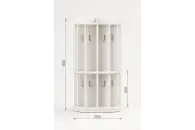 Вешалка для полотенец круглая на 12 ячеек (50х50х90) из серии Медовая