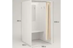 Кабинка для переодевания из серии Медовая1