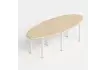 24.2_Стол овальный переговорный из серии Медовая_1