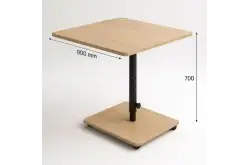 Стол прямоугольный растущий на одной ноге из серии Медовая1