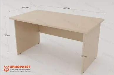 Стол прямоугольный классический из серии Медовая