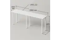 Столешница 200х60 см из серии Медовая