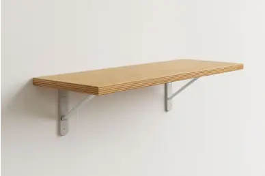 Полка открытая деревянная для поделок из серии Медовая