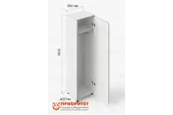 Шкаф медицинский для одежды односекционный из серии Медовая