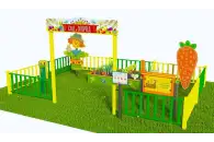 Методическая площадка Сад и огород из Экопластика и нержавеющей стали С02