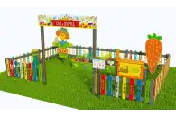 Методическая площадка Сад и огород из Экопластика и нержавеющей стали С03