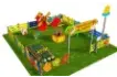 Игровая развивающая площадка Фермерский дворик из экопластика и нержавеющей стали Мини 3 (1)_1
