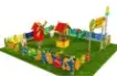Игровая развивающая площадка Фермерский дворик из экопластика и нержавеющей стали Мини 3 (2)_1