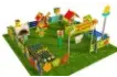 Игровая развивающая площадка Фермерский дворик из экопластика и нержавеющей стали Оптима 3 (1)_1