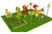 Игровая развивающая площадка Фермерский дворик из экопластика и нержавеющей стали Профи 1 (1)_1