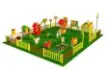 Игровая развивающая площадка Фермерский дворик из экопластика и нержавеющей стали Стандарт 2 (2)_1