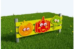 Забор из экопластика Огородный 11