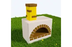 Интерактивный модуль «Печка» из экопластика и нержавеющей стали1