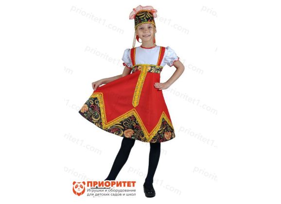 Детский костюм для девочек «Хохлома»