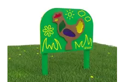 Оптический модуль «Калейдоскоп - петушок» из экопластика и нержавеющей стали1