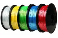 Комплект расходных материалов для 3D принтера (не менее 5 катушек PLA 1.75 разного цвета)