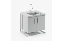 Стол лабораторный моечный1