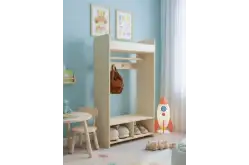 Шкаф-вешалка МИЛАНА, шлиф1