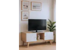 Тумба под ТВ белый/сонома1