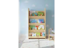 Стеллаж для книг МИЛАНА, шлиф1