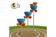 Квестбол (полусфера) модель 6 с фигурными трубами (3 шт) и воронками