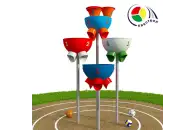 Квестбол (полусфера) модель 10 с прямыми трубами (4 шт)