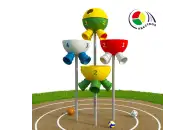 Квестбол (шар) модель 5 с фигурными трубами (4 шт)
