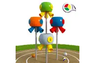 Квестбол (арбуз) модель 5 с фигурными трубами (4 шт)