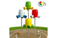 Квестбол (эллипс) модель 5 с фигурными трубами (4 шт)