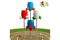 Квестбол (эллипс) модель 6 с прямыми трубами (4 шт)