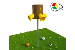 Квестбол (цилиндр) модель 1 с фигурными трубами1