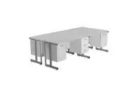 Стол лабораторный островной СЛ-221 серия Премиум