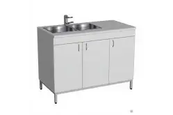 Стол-мойка СТм-107 корпус ЛДСП серия Стандарт (столешница постформинг)1
