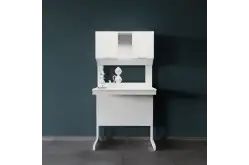 Стол лабораторный с шкафом-надстройкой (ЛДСП) ЛК-900 СН1