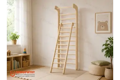 Деревянная лестница для шведской стенки Баланс