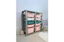 Стеллаж Труфаст БИГ без крыши, СЕРЫЙ1
