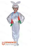 Карнавальный костюм с шапочкой «Зайчик в комбинезоне» от 88 до 122 см1