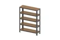 Стеллаж для инвентаря усиленный (нагрузка 400 кг на полку)