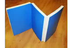 Мат гимнастический складной 2х3х0,1м ПРОФИ (иск. кожа, 3 сложения) МС100-261