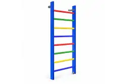 Стенка шведская 2400х800 боковина 90 (массив.сосна) Цветная1