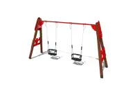 Качели деревянные Крепость №1