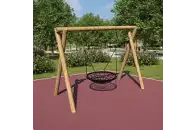 Качели одинарные с гнездом