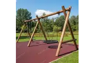 Качели тройные с гнездом