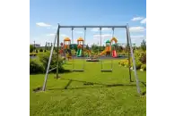 Качели из нержавеющей стали двухместные