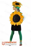 Детский карнавальный костюм для девочки «Подсолнух №2»1
