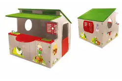 Пластиковый домик для детской площадки Mochtoys «Ферма»1