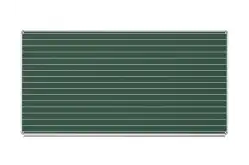 Школьная доска разлинованная 200х100 см, магнитно-меловая, в линейку1